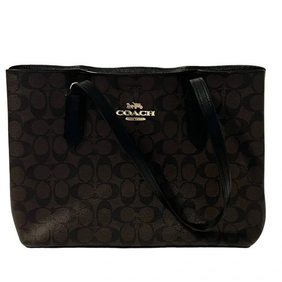 Coach Avenue Brown Carryall in Signature Canvas - Picture 3 of 16